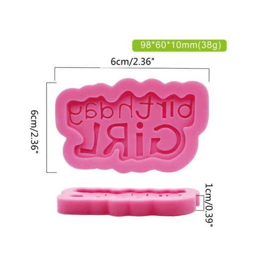 MM 10509 | Birthday Girl Silicone Mold
