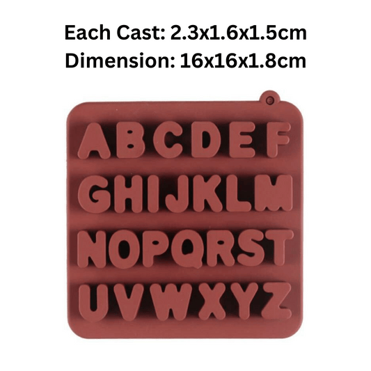 MM15281 | Alphabets Capital Letters Silicone Mold