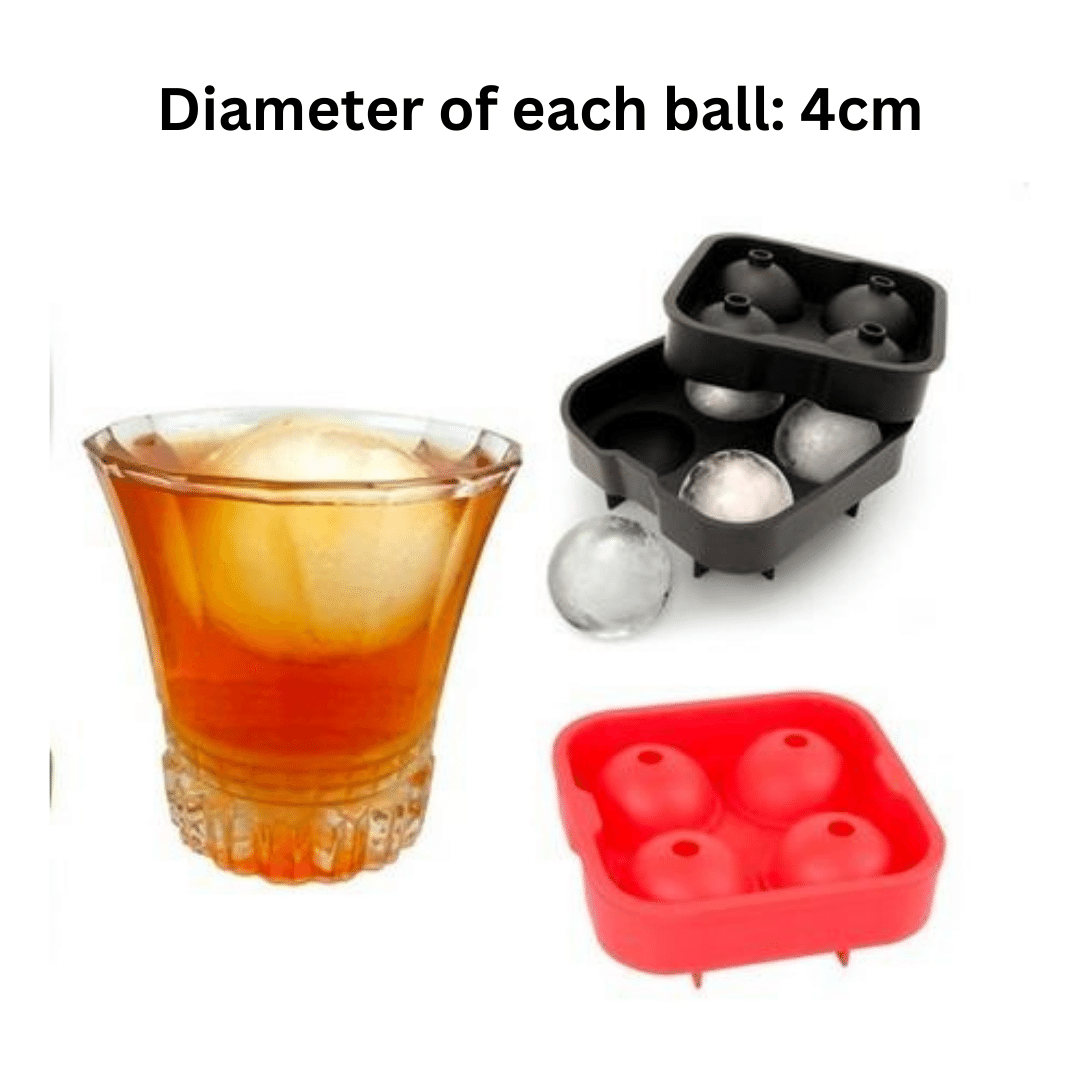 MM 10353 | 3D Ice Ball Silicone Mold 4 Cast