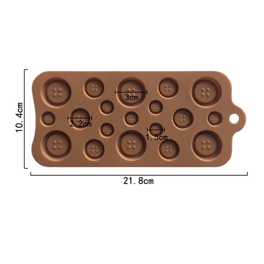MM14317 | Buttons Silicone Mold