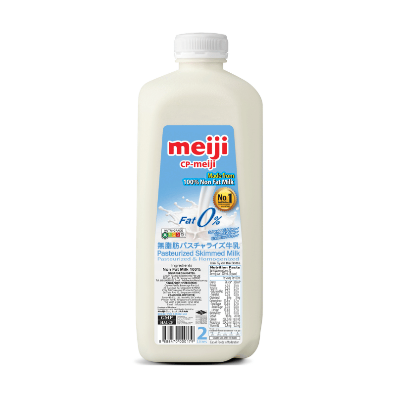 Milksyrup② Halal] Meiji Pasteurized Skimmed Milk 2 Litres – Daily Cart