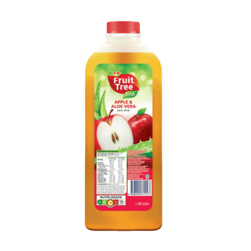 [Halal] Fruit Tree Apple and Aloe Vera Juice 1.89 Litres