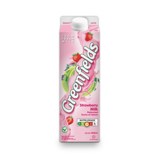 [Halal] Greenfields Strawberry Milk 1 Litre