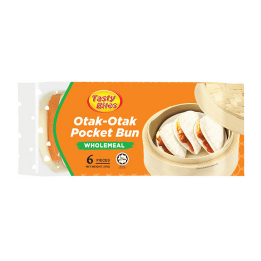 [Halal] Wholemeal Otak Pocket Bun 6pc