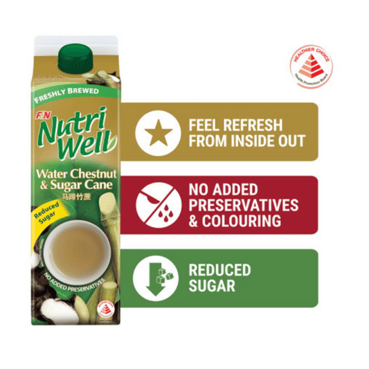 [Halal] Nutriwell Water Chestnut and Sugarcane Drink 946ml