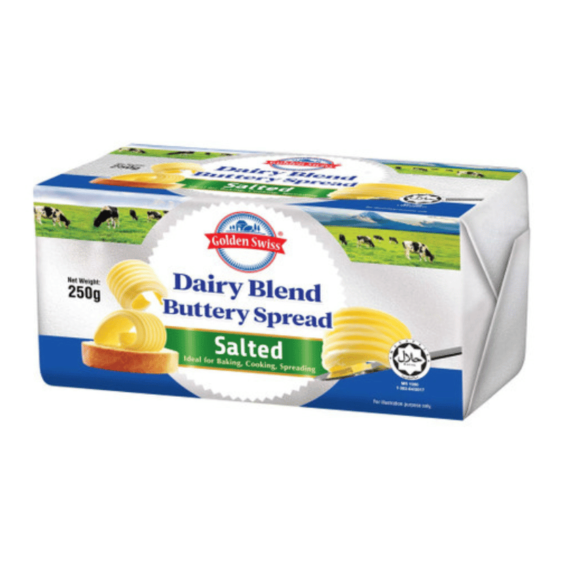 [Halal] Golden Swiss Dairy Blend Buttery Spread Salted 250g
