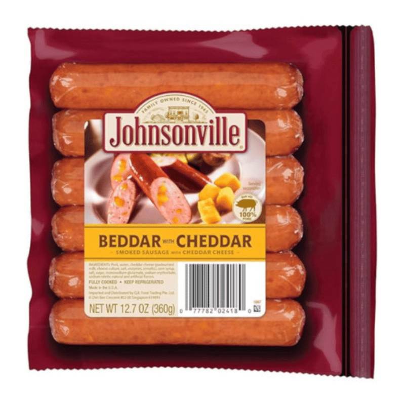 Johnsonville Cheddar Smoked Sausage Pork