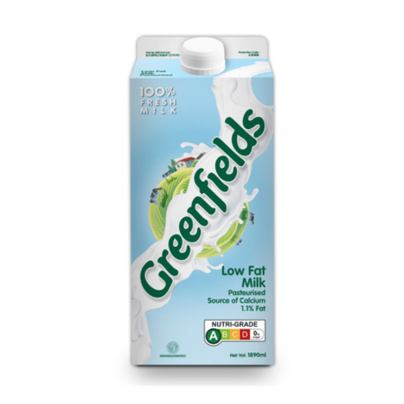 [Halal] Greenfields Low Fat Milk 1.89 Litres