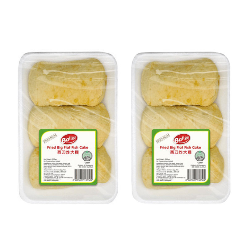 [Halal] Fried Big Flat Fishcake 6pc