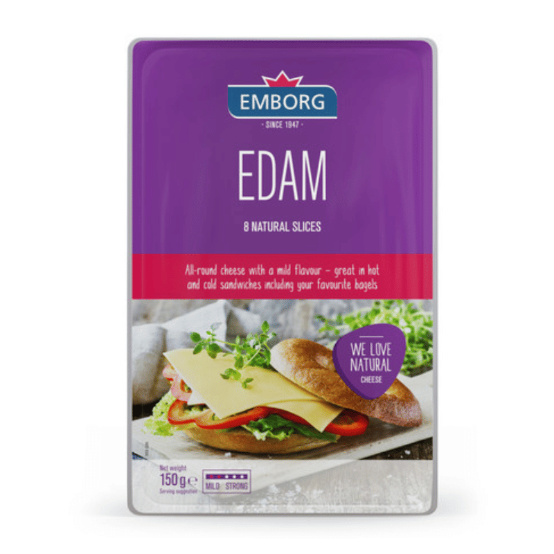 [Halal] Emborg Edam Slice Cheese 150g