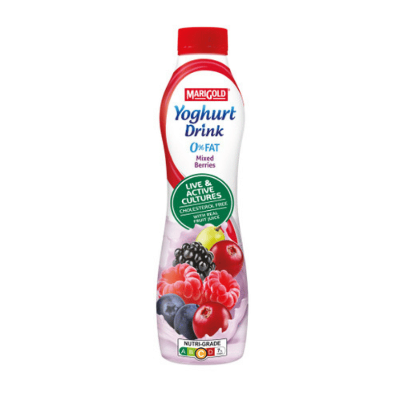 [Halal] Marigold 0 Fat Yogurt Drink Mixed Berries 700ml