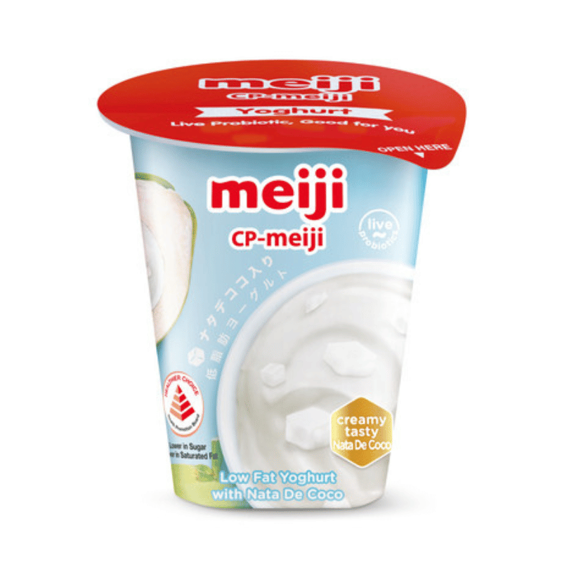 [Halal] Meiji Low Fat Yogurt Nada De Coco 135g x 4 Cups