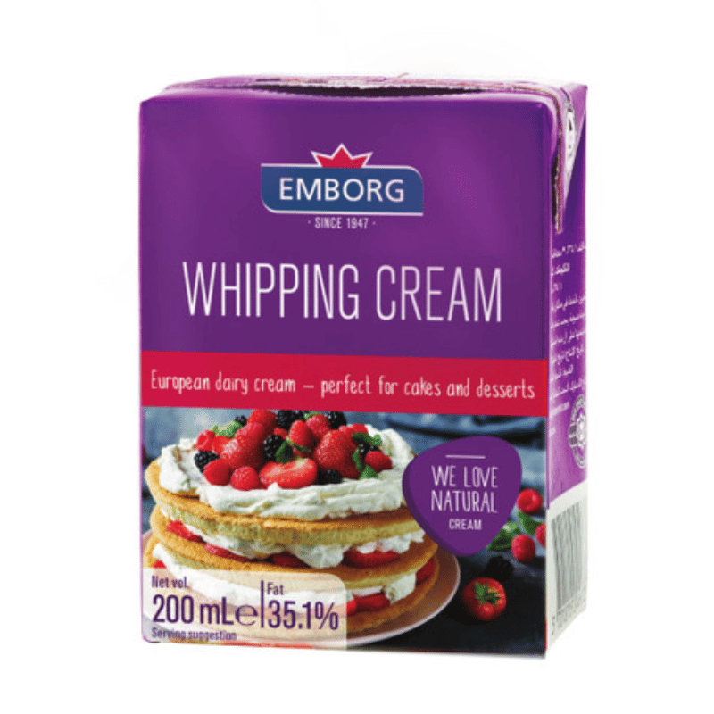 [Halal] Emborg Whipping Cream 200ml