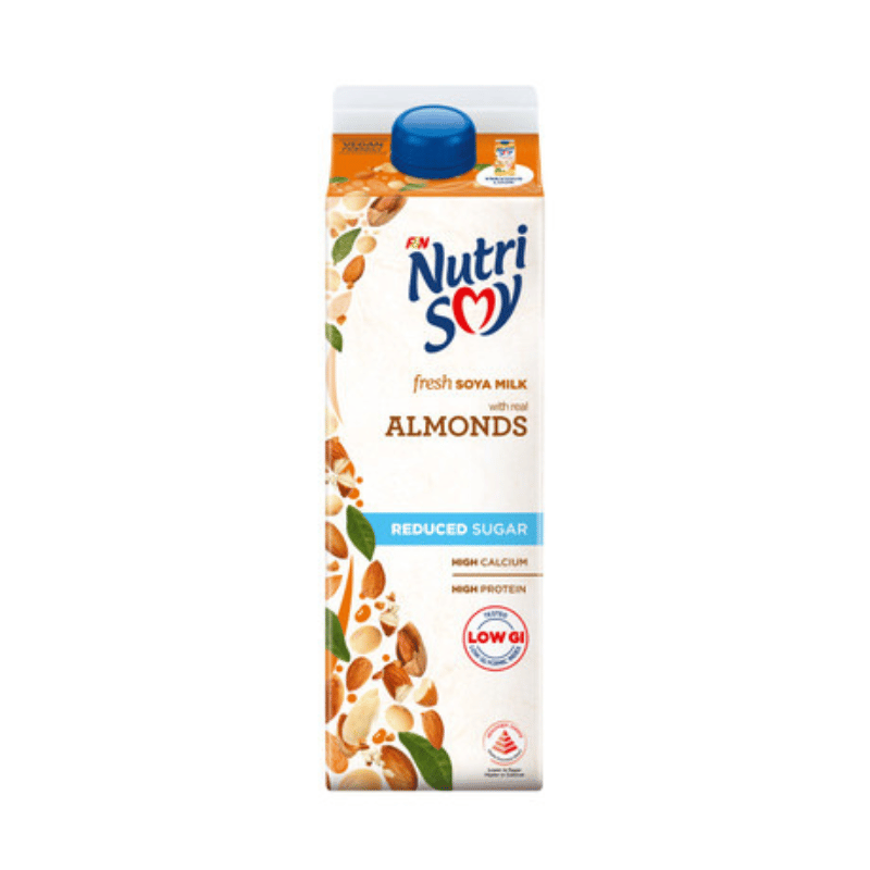 [Halal] Nutrisoy Soya Milk with Almonds 946ml