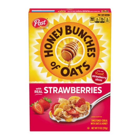 Post Honey Bunches of Oats Cereal STRAWBERRIES 340g