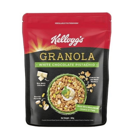[Halal] Kellogg's White Chocolate Pistachio Granola 350g