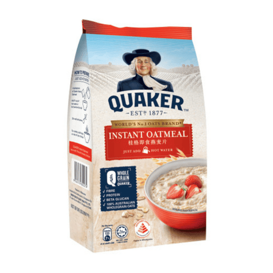 [Halal] Quaker Instant Oatmeal Pack 400g