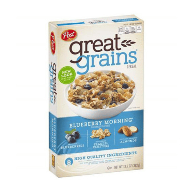 Post Great Grains Blueberry Morning Cereal 382g