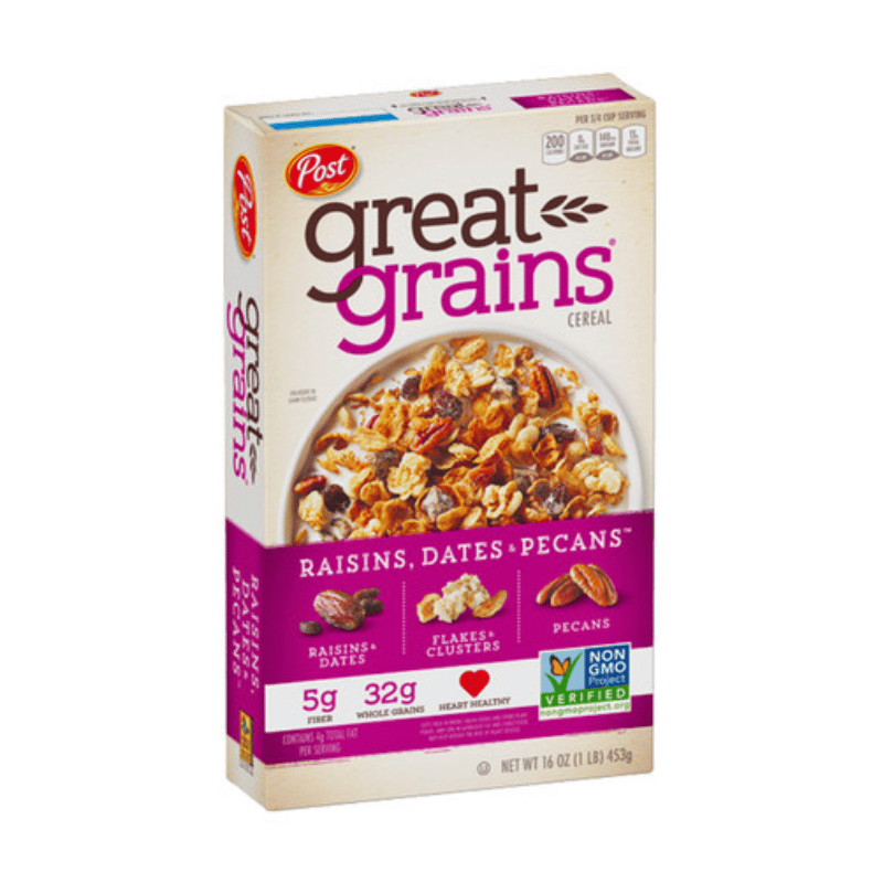 Post Great Grains Raisins Dates Pecans Cereal 453g