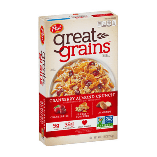 Post Great Grains Cranberry Almond Crunch Cereal 396g