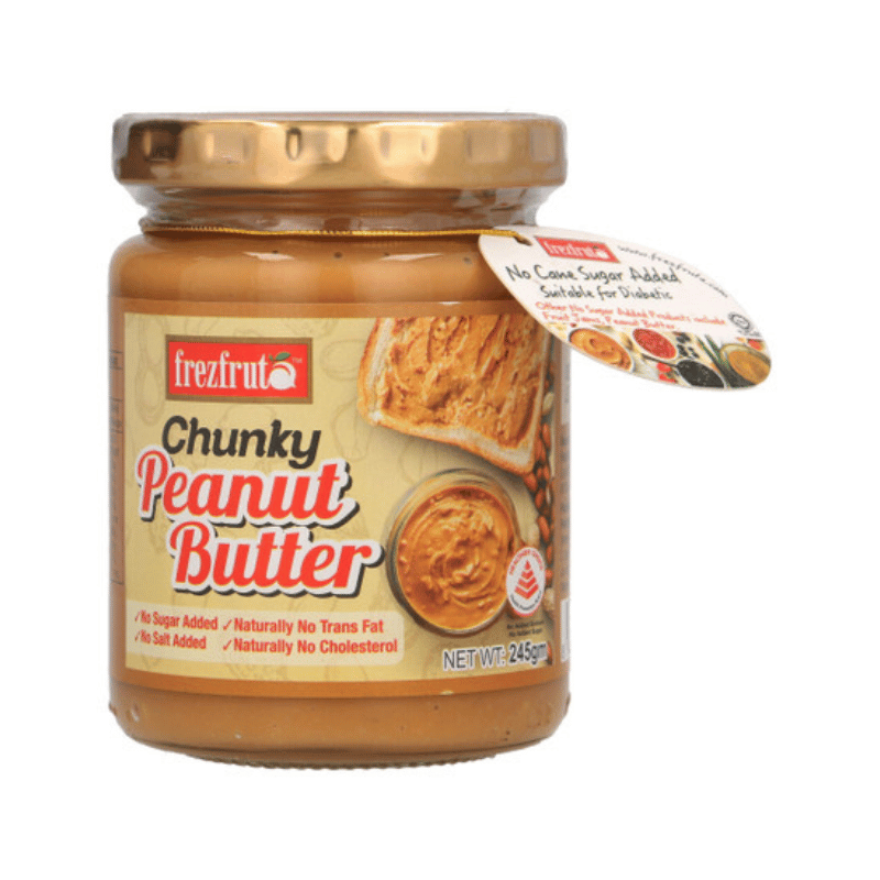 [Halal] Frezfuta Chunky Peanut Butter No Sugar Added 245g