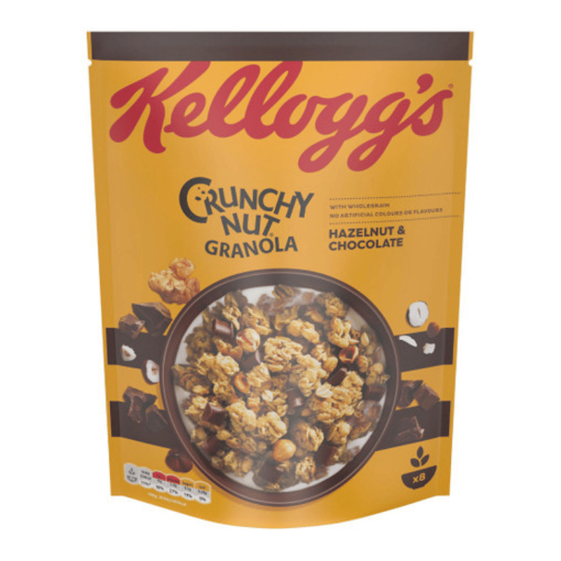 [Halal] Kellogg's Crunchy Nut Granola - Hazelnut Chocolate 380g