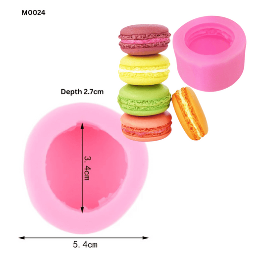 B003 M0024 | Silicone Mold Macaron Whole