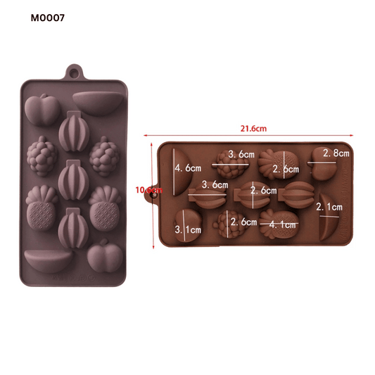 B001 M0007 | Silicone Mold Fruits 11 Cast