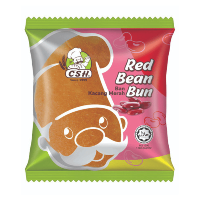 [Halal] Red Bean Bun 60g