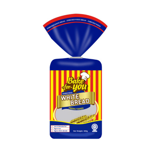 [Halal] Bake For You Enriched White Bread 400g