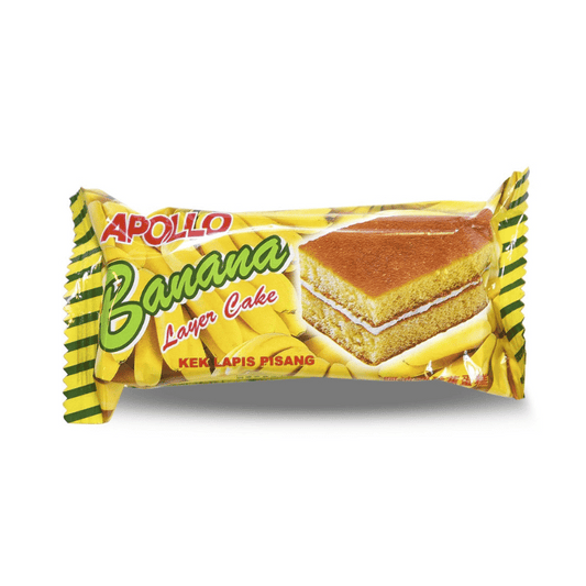 [Halal] Apollo Layer Cake Banana 18g x 24pkt