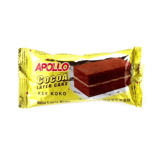 [Halal] Apollo Layer Cake Cocoa Chocolate 18g x 24pkt