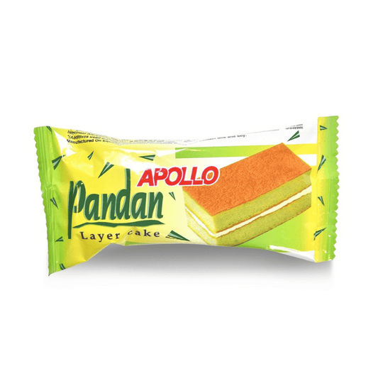 [Halal] Apollo Layer Cake Pandan 18g x 24pkt