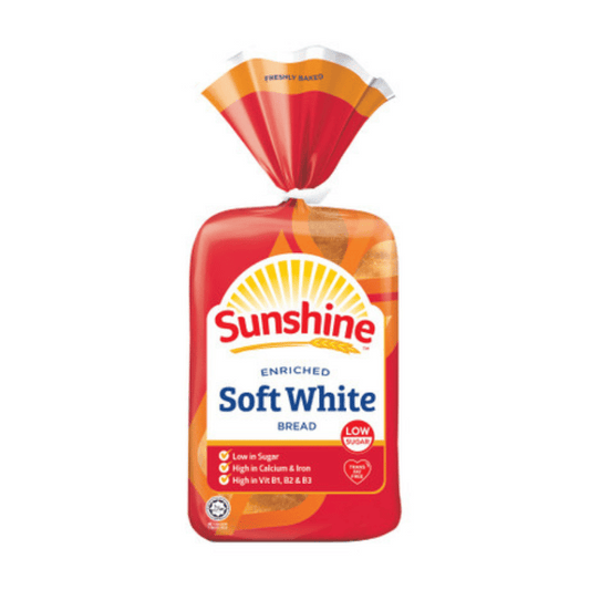 [Halal] Sunshine Enriched Soft White Bread 400g