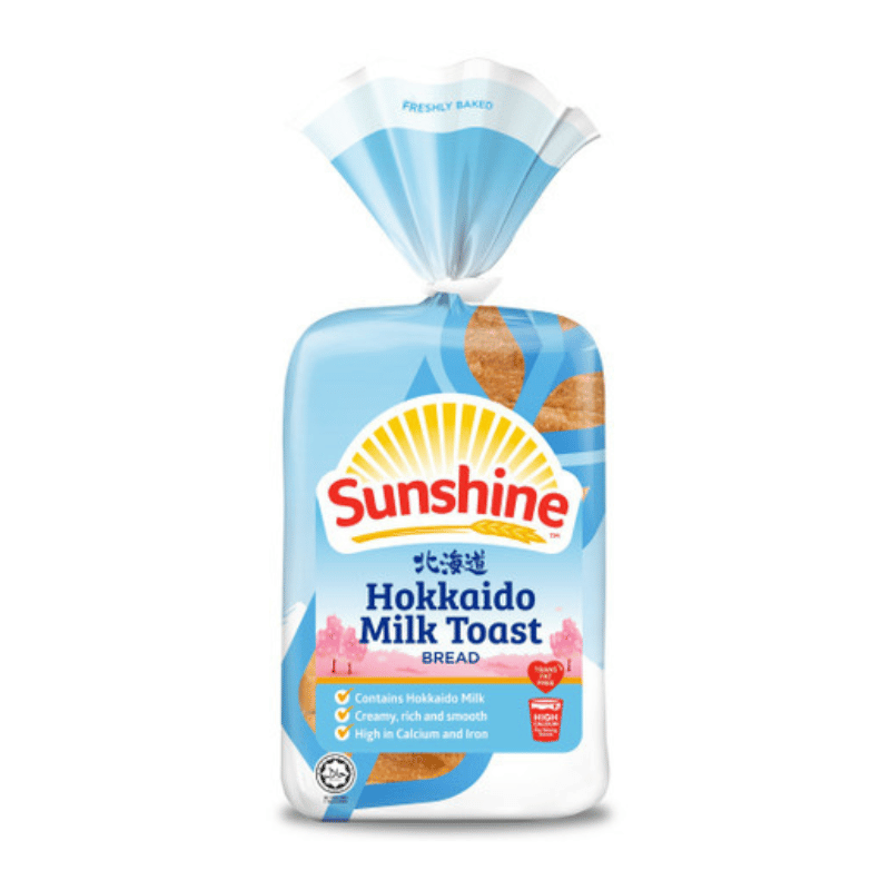 [Halal] Sunshine Hokkaido Milk Toast Bread 400g