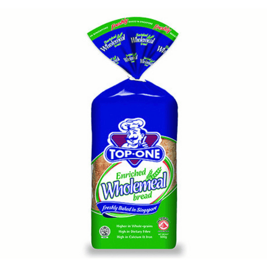 [Halal] Top-One Enriched Wholemeal Bread 500g