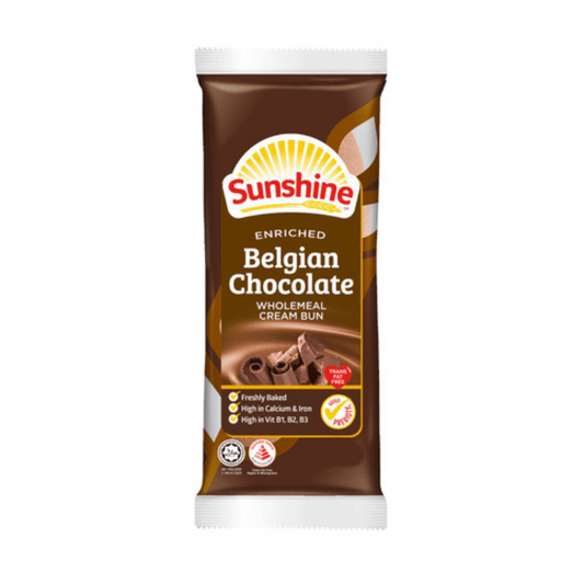 [Halal] Sunshine Chocolate Wholemeal Cream Bun 65g