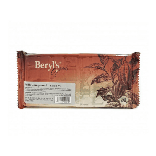 [Halal] Beryls Milk Chocolate Compound Bar 200g