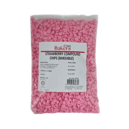 [Halal] Strawberry Compound Chips 1kg