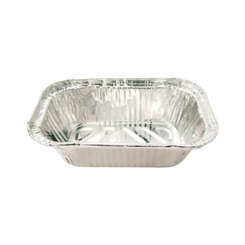 Aluminium Rectangle Tray 10pcs - Top 189x97mm x Base 163x74mm x Ht 44mm