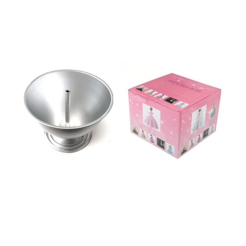 Doll Skirt Cake Mold 7inch + Doll included