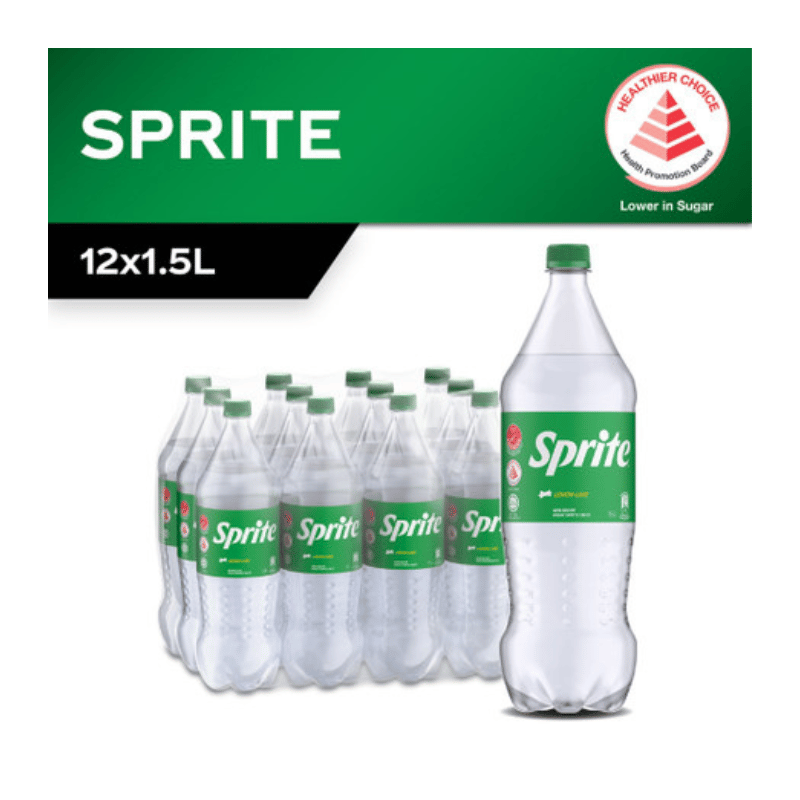 [Halal] Sprite 1.5L x 12 Bottles