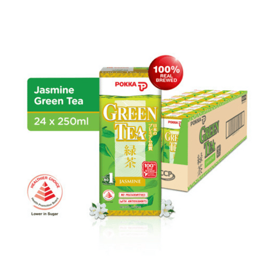 [Halal] Pokka Jasmine Green Tea 250ml x 24 Packets
