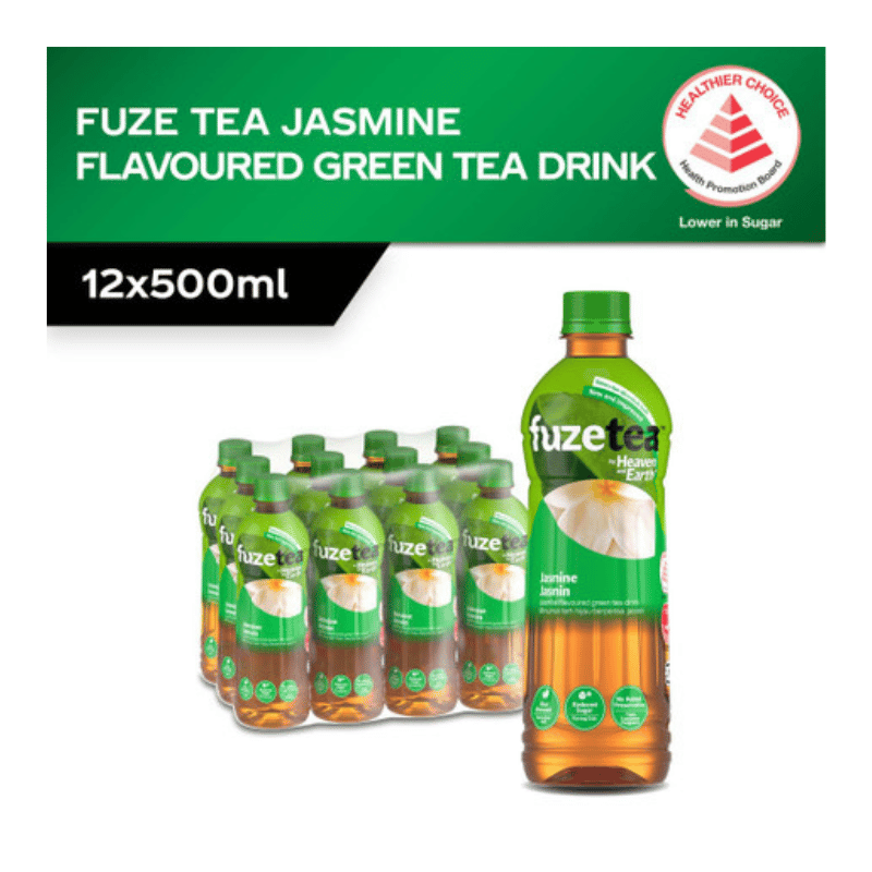 [Halal] Fuze Jasmine Green Tea 500ml x 12 Bottles