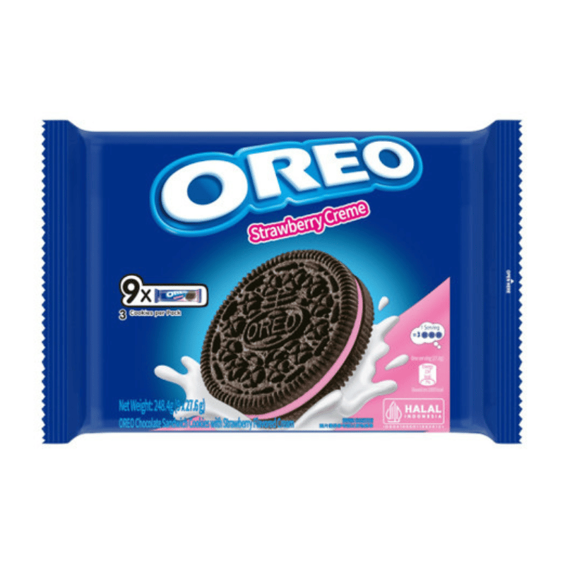 [Halal] Oreo Packs (Original / Choc / Strawberry) 27g x 9pkt