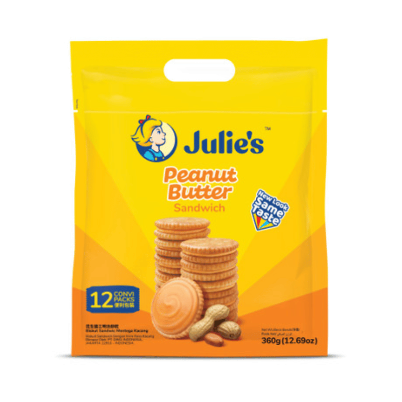 [Halal] Julie's Peanut Butter Sandwich Cracker 30g x 10pkt