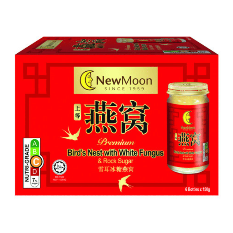 [Halal] Bird Nest with White Fungus Rock Sugar 6 x 150g