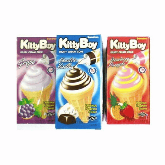 [Halal] KittyBoy Ice Cream Biscuit Snack CHOCOLATE 28g x 12pkt