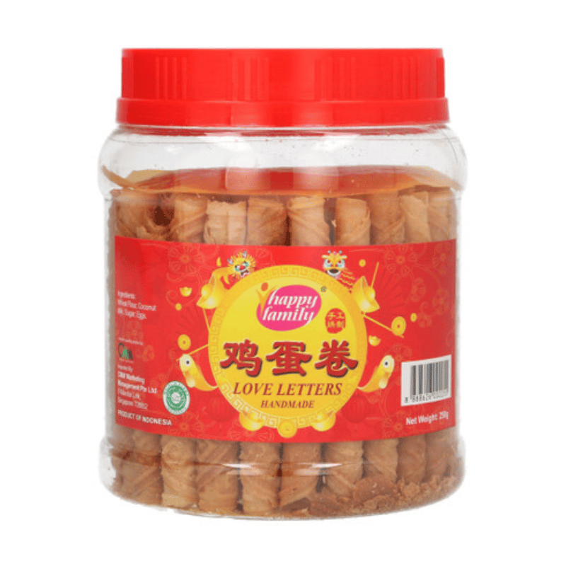 [Halal] Love Letters Small Rolls 250g Bottle