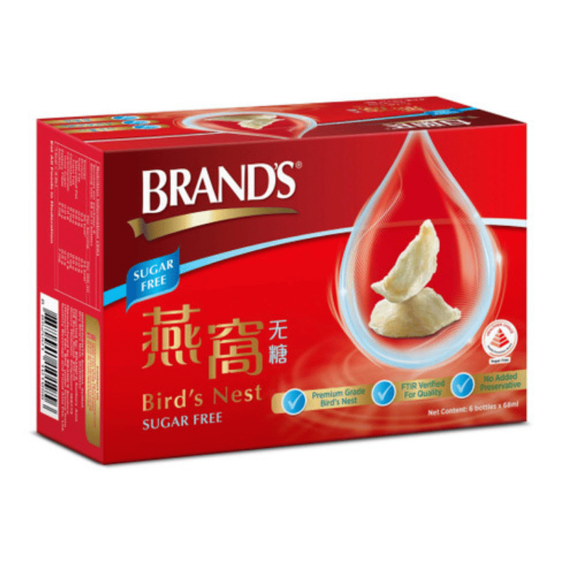 [Halal] Brand's Bird Nest Sugar Free 68ml x 6btl